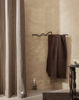 Curvature Towel Hanger - Black Brass