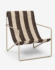 Desert Lounge Chair - Cashmere/Off-White/Chocolate