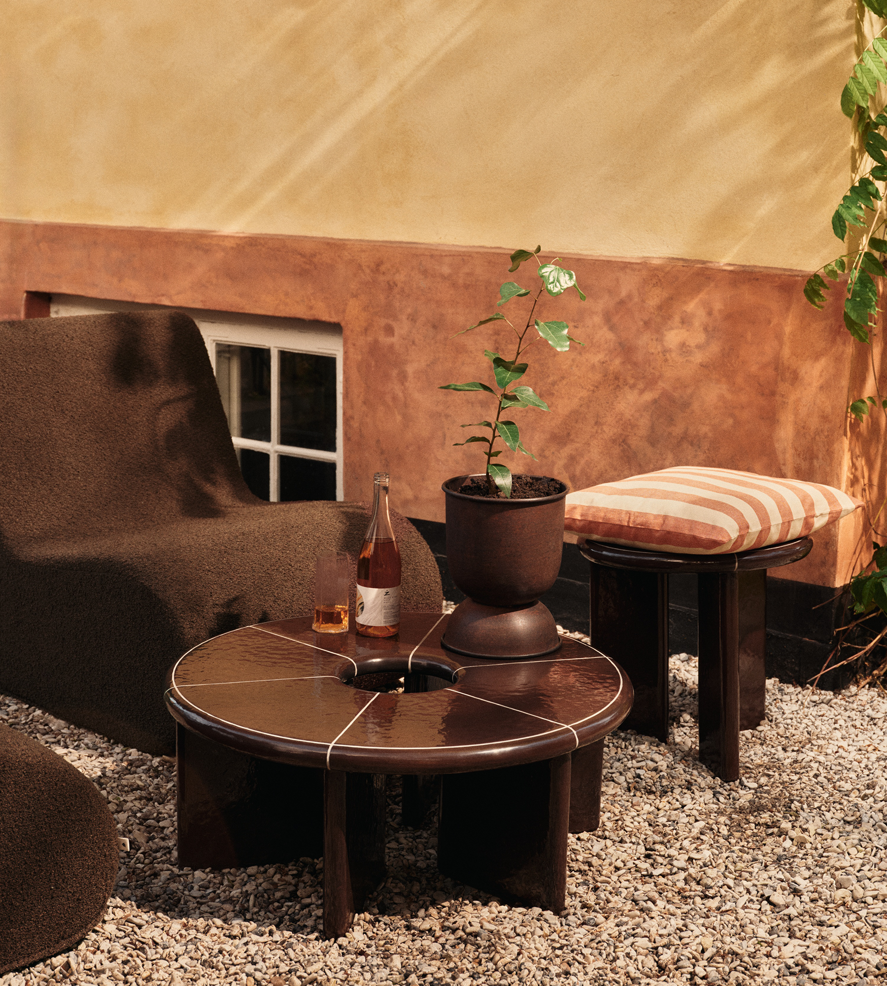 Deya Coffee Table - Chestnut Brown