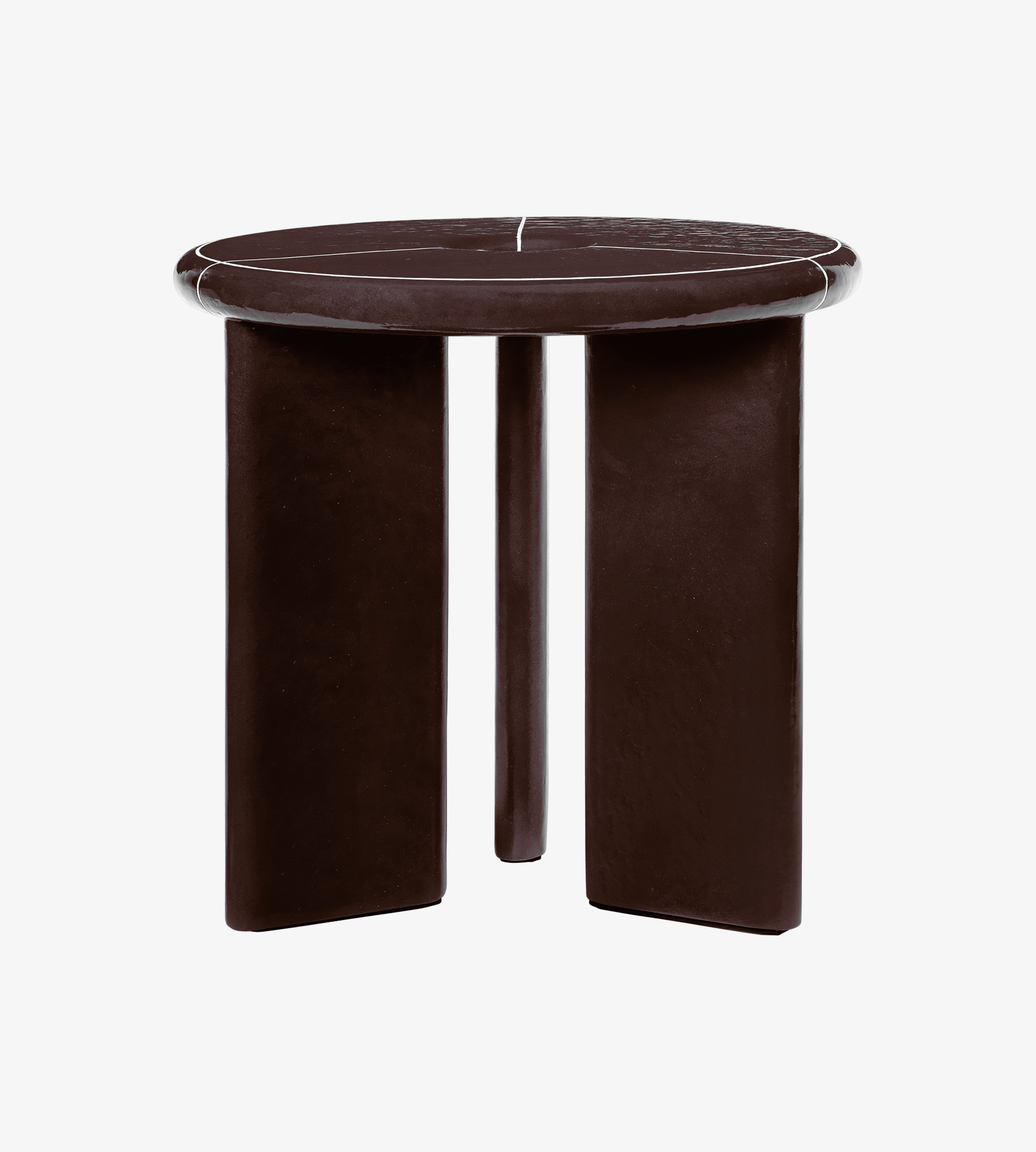 Deya Side Table - Chestnut Brown