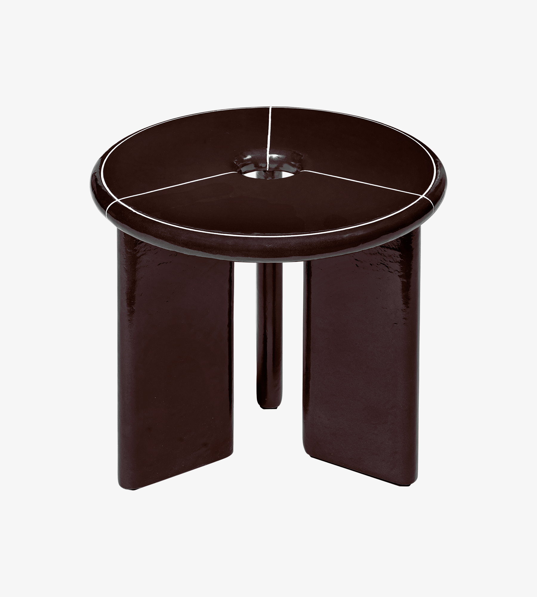 Deya Side Table - Chestnut Brown