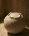 Divine Love Bracelet with Tsavorite Garnet & Pearls