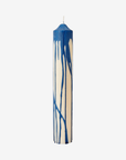 Dryp Pillar Candle Large - Deep Blue