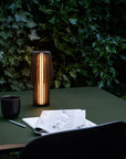 Radiant Rechargeable Table Lamp - Smoked Oak