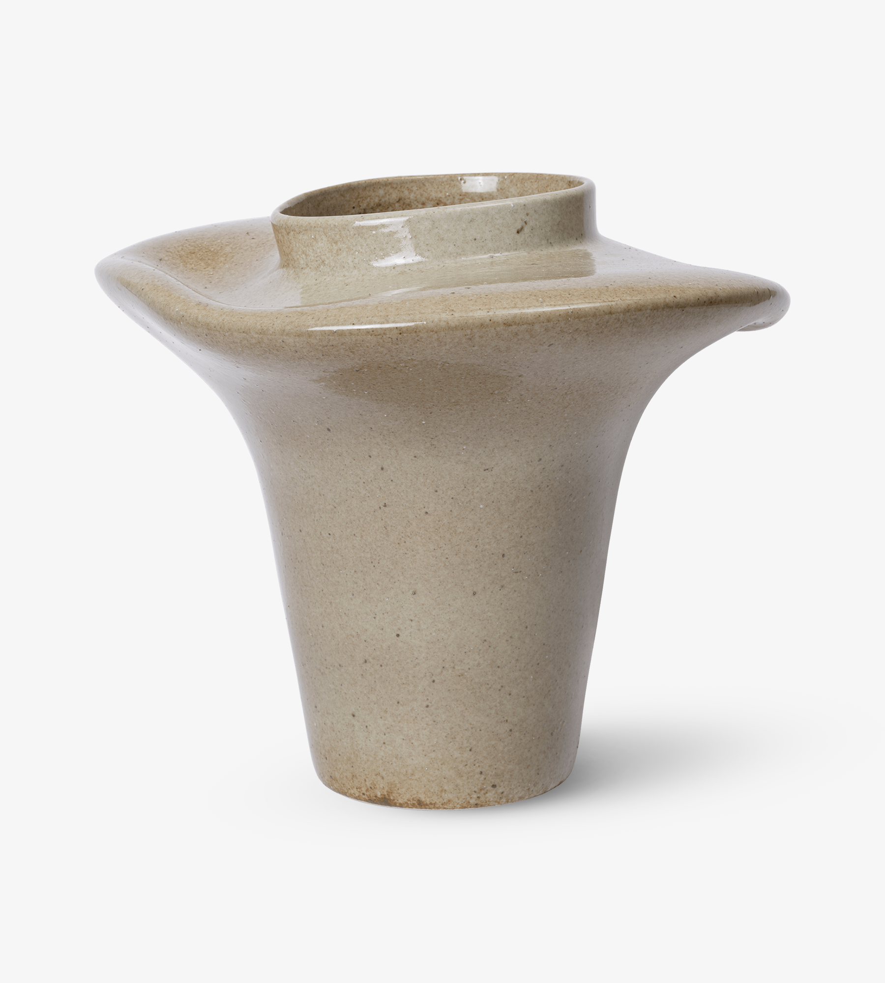 Evio Vase Large - Elm Green