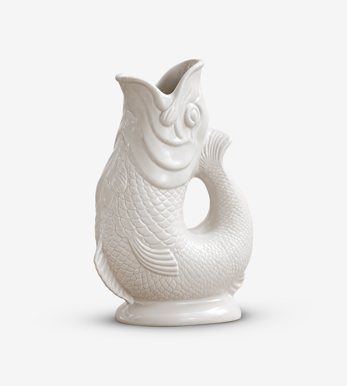 Fish Jug - White