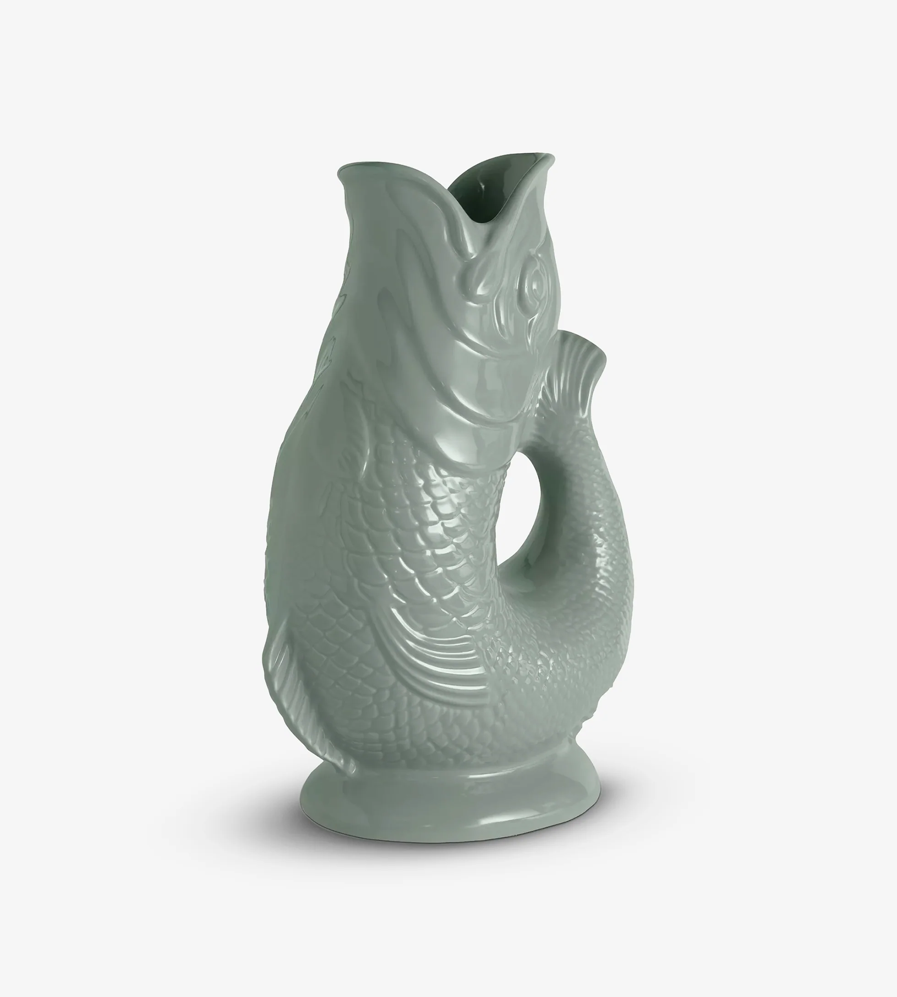 Fish Jug - Sage