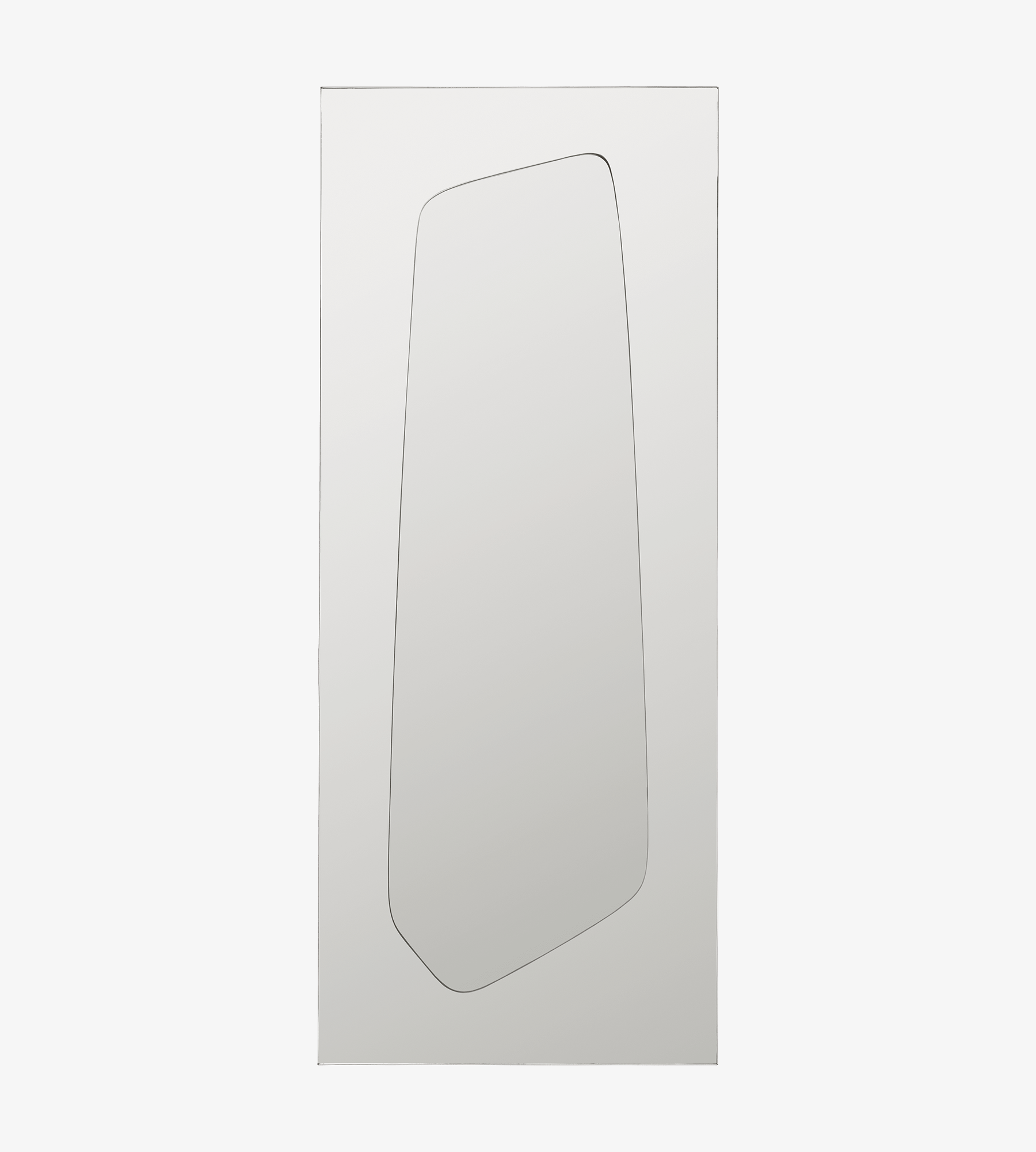 Folia Mirror Large - Silver
