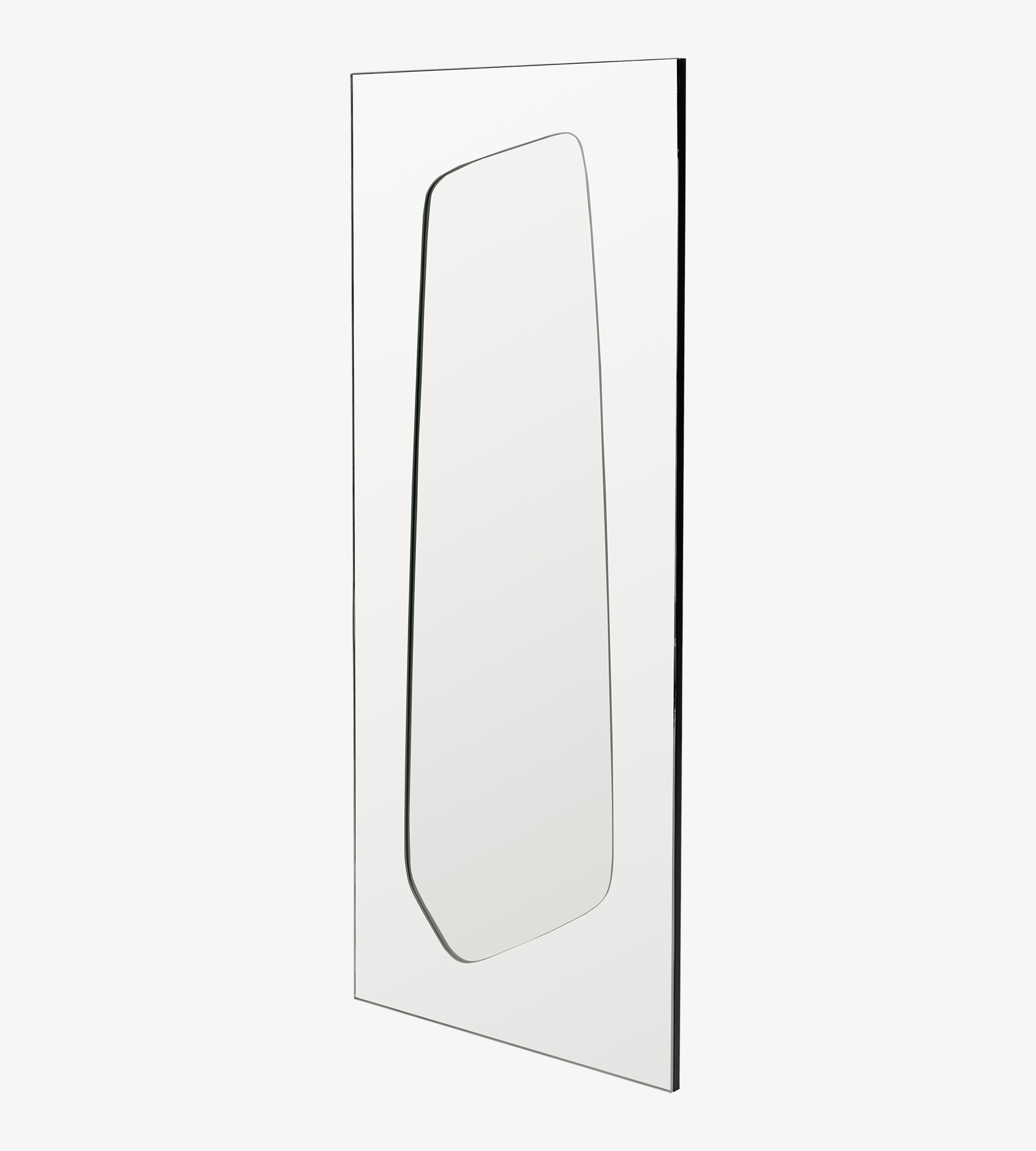 Folia Mirror Large - Silver
