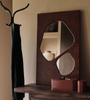 Folia Mirror Medium - Dark Stained Burl