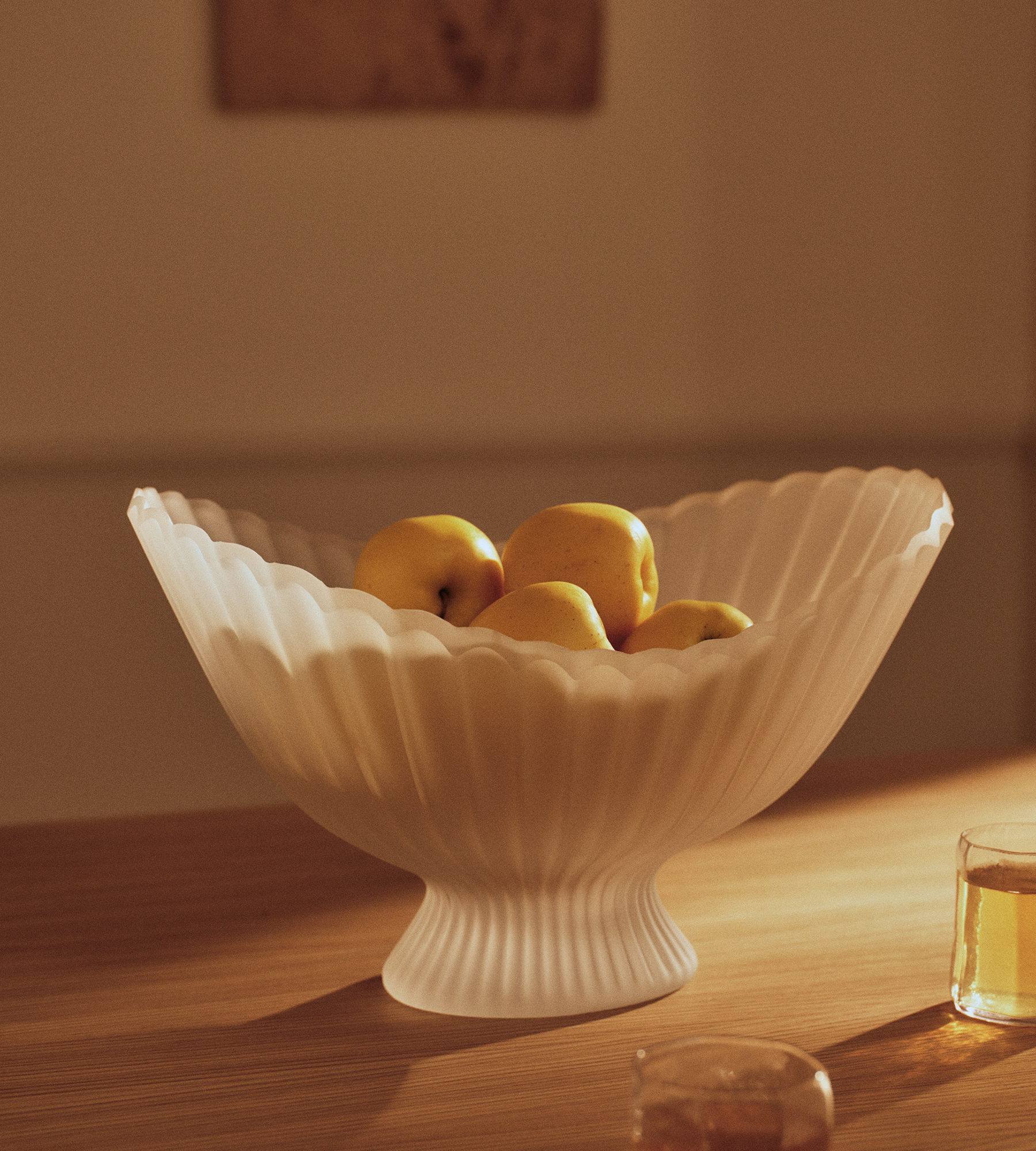 Fountain Frosted Glass Centrepiece