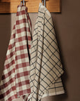 Hale Tea Towel - Cinnamon/Grey Green