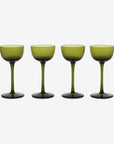 Host Liqueur Glasses - Moss Green (set of 4)