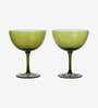 Host Cocktail Glasses - Moss Green (set of 2)