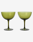 Host Cocktail Glasses - Moss Green (set of 2)