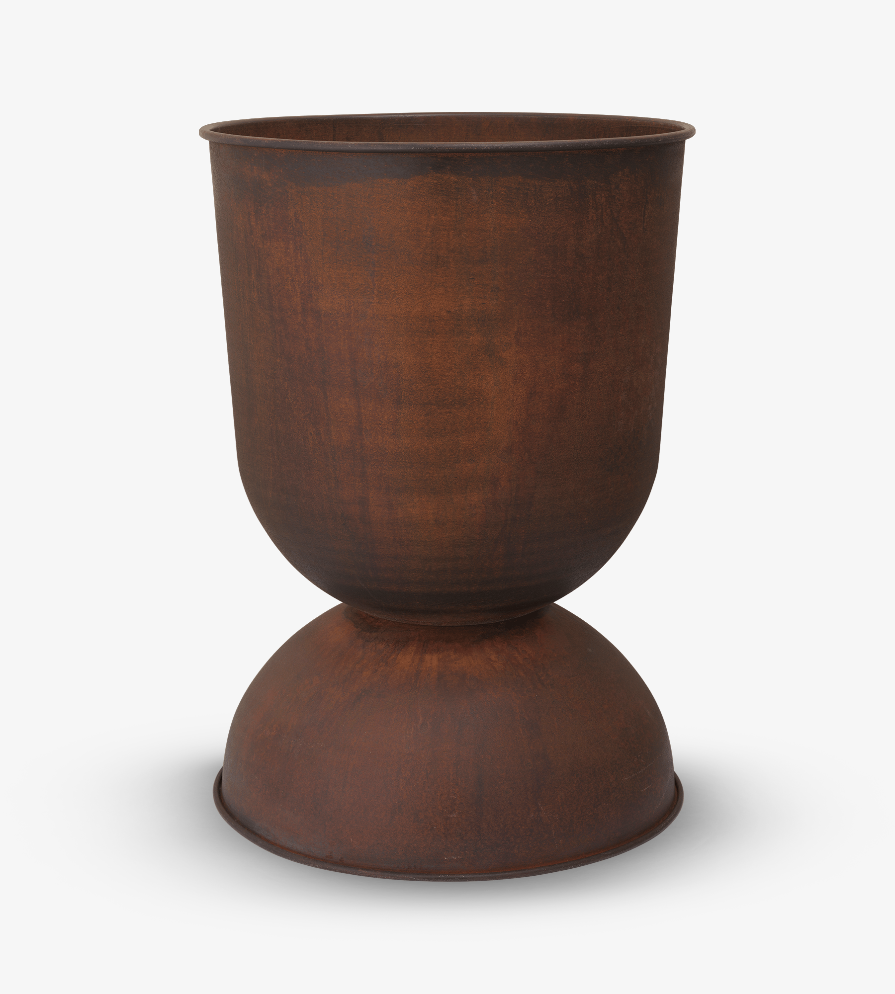 Hourglass Pot Rust - Large