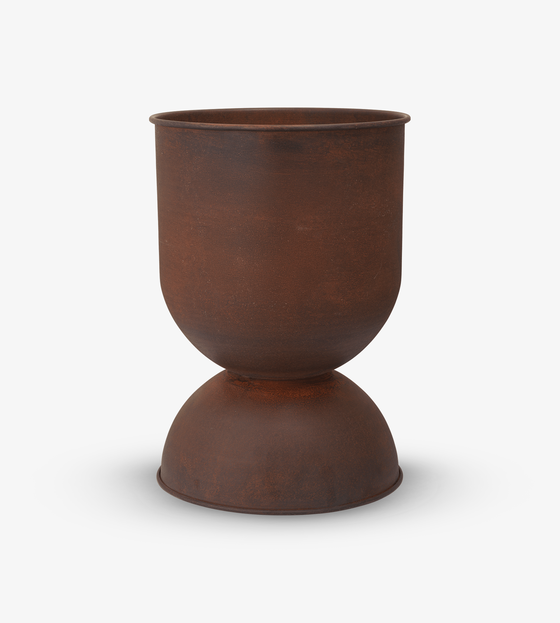 Hourglass Pot Rust - Medium