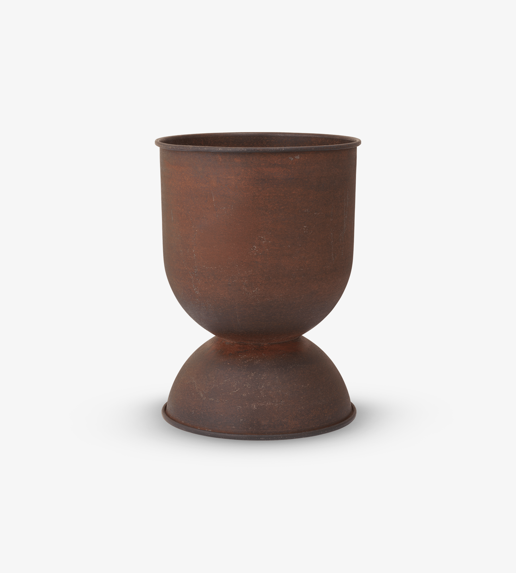 Hourglass Pot Rust - Small
