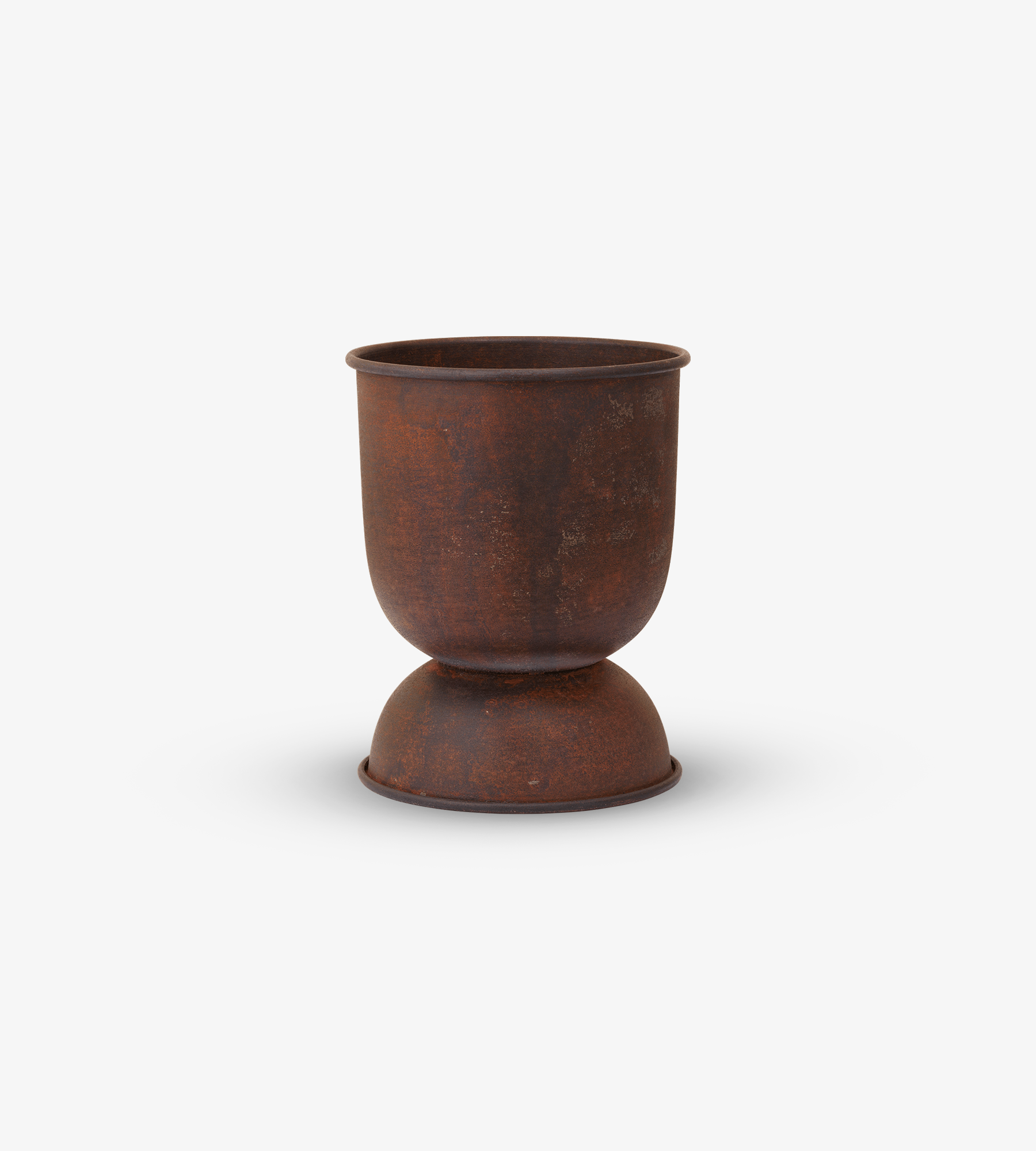 Hourglass Pot Rust - Extra Small