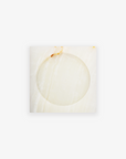 Ink Marble Dish - White Onyx