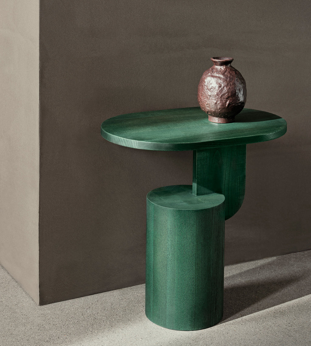 Insert Side Table - Myrtle Green Stained by ferm LIVING | Shop designer ...