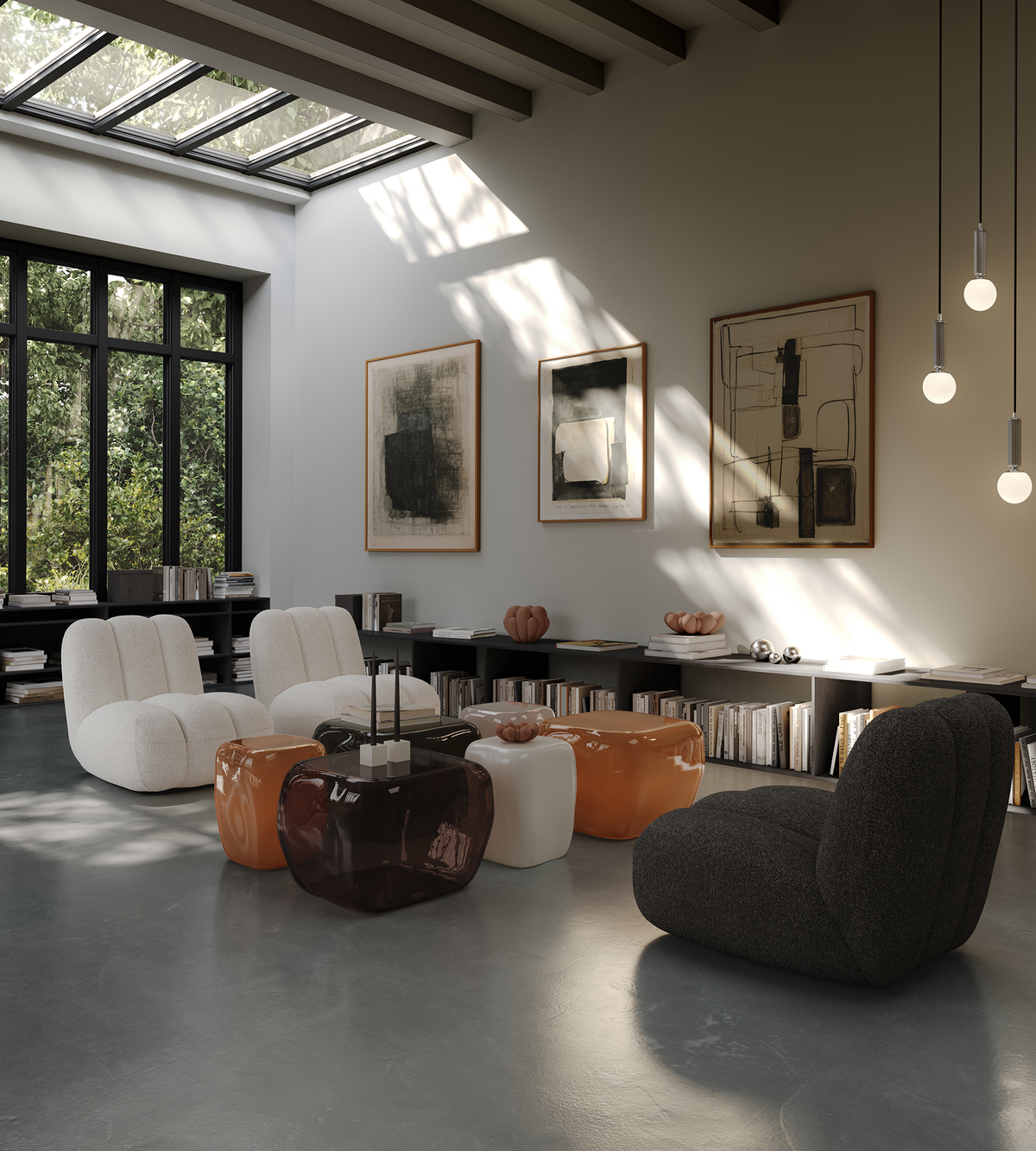 Ishi Coffee Table Medio - Smoked Forest