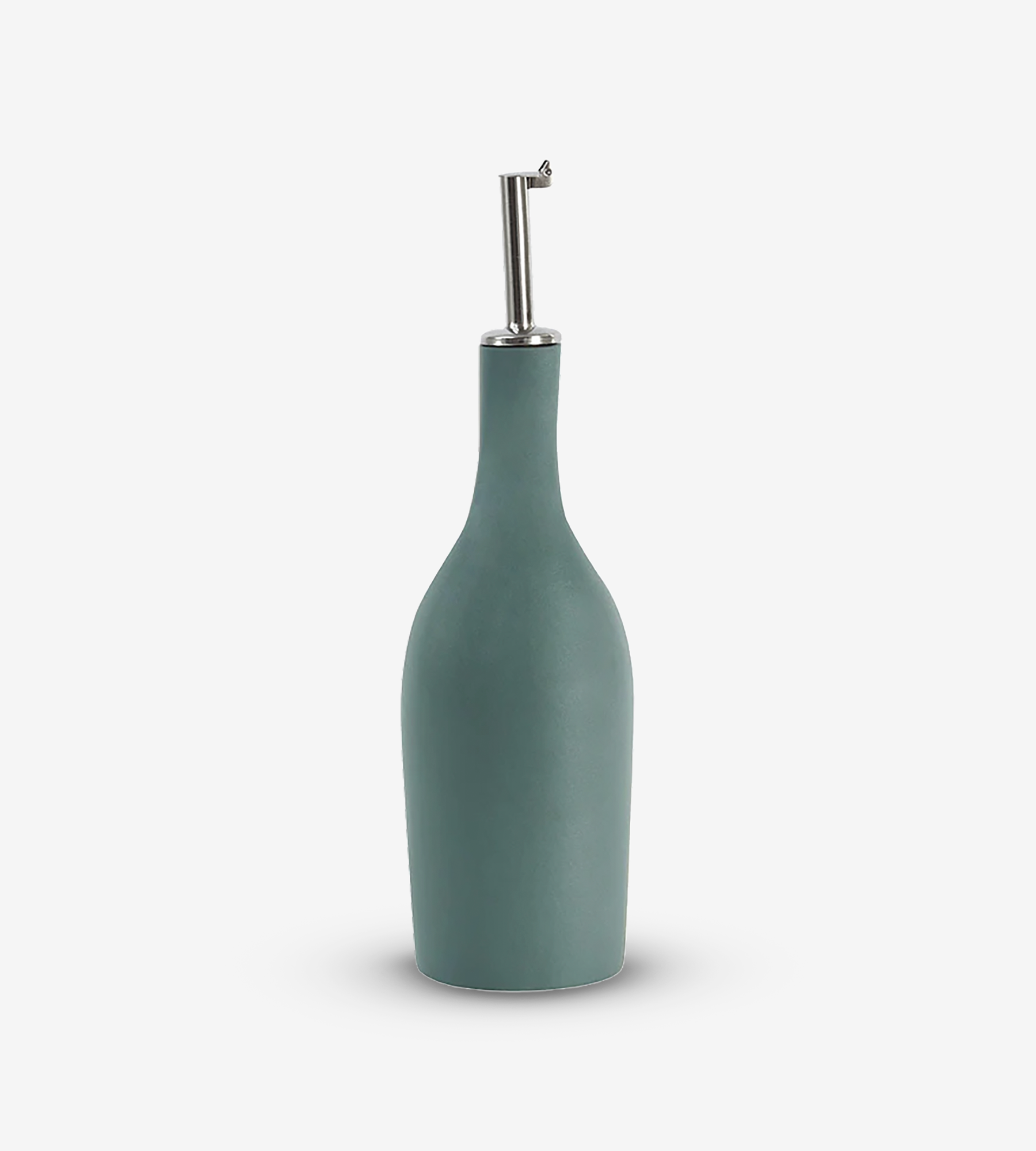 Jardin de Maguelone Ceramic Oil Bottle - Kale