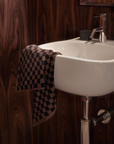 Josephine Hand Towel - Tabac & Noir