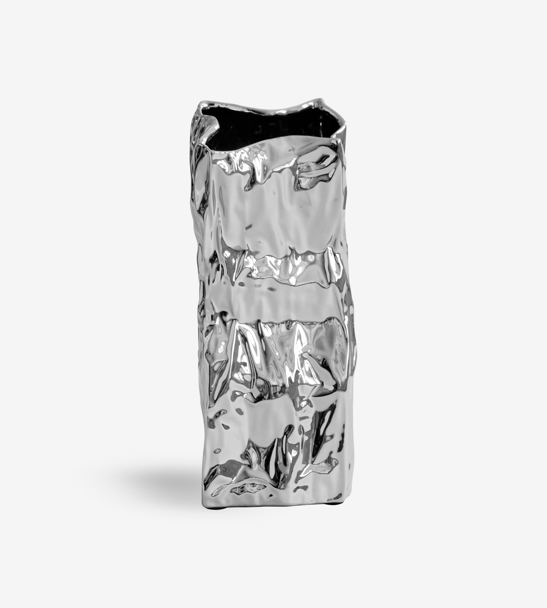 Kami Vase Medio - Chrome