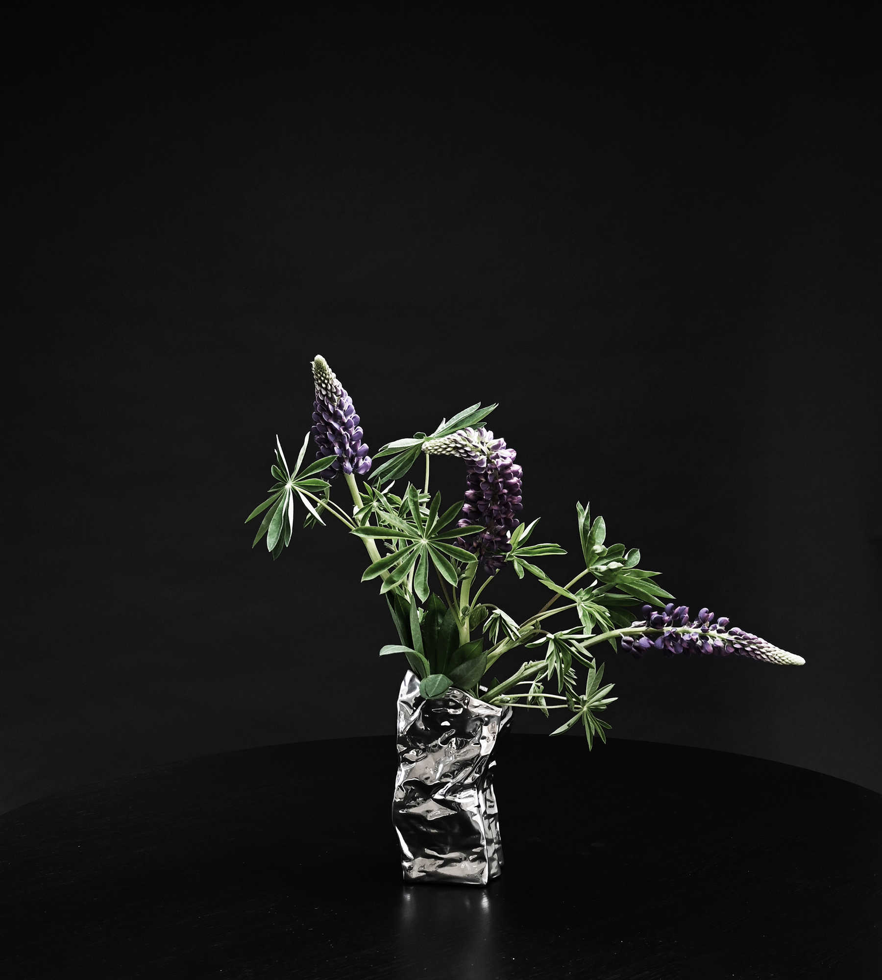 Kami Vase Mini - Chrome