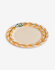 La Pittura Plate D24 - Golden Leaf