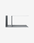 Lager Bedside Table - Aluminium