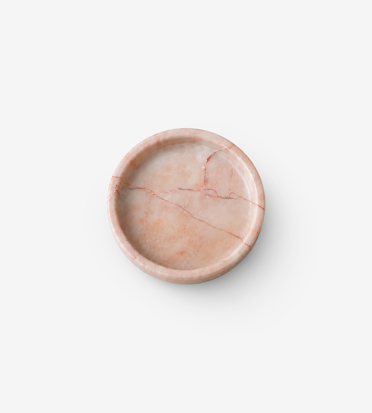 Linea Small Marble Dish - Rosa