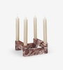 Newel Modular Candle Set (set of 4) - Rosso Levanto
