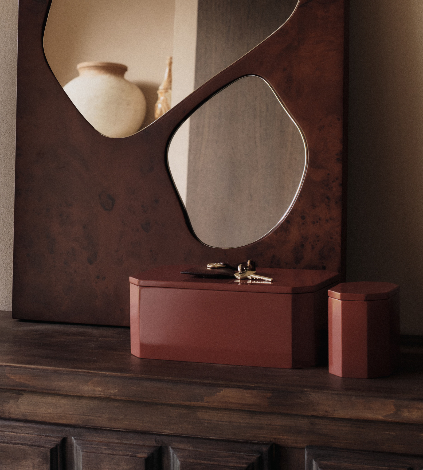 Nova Storage Box Large - Picante Red by Ferm Living | Shop designer ...