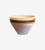 Yuka Bowl (set of 3) - Dark Terracotta-Butter