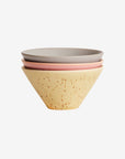 Yuka Bowl (set of 3) - Light Stone-Rose