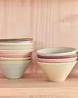 Yuka Bowl (set of 3) - Light Stone-Rose