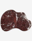 Oasis Marble Serving Platter - Rosso Levanto