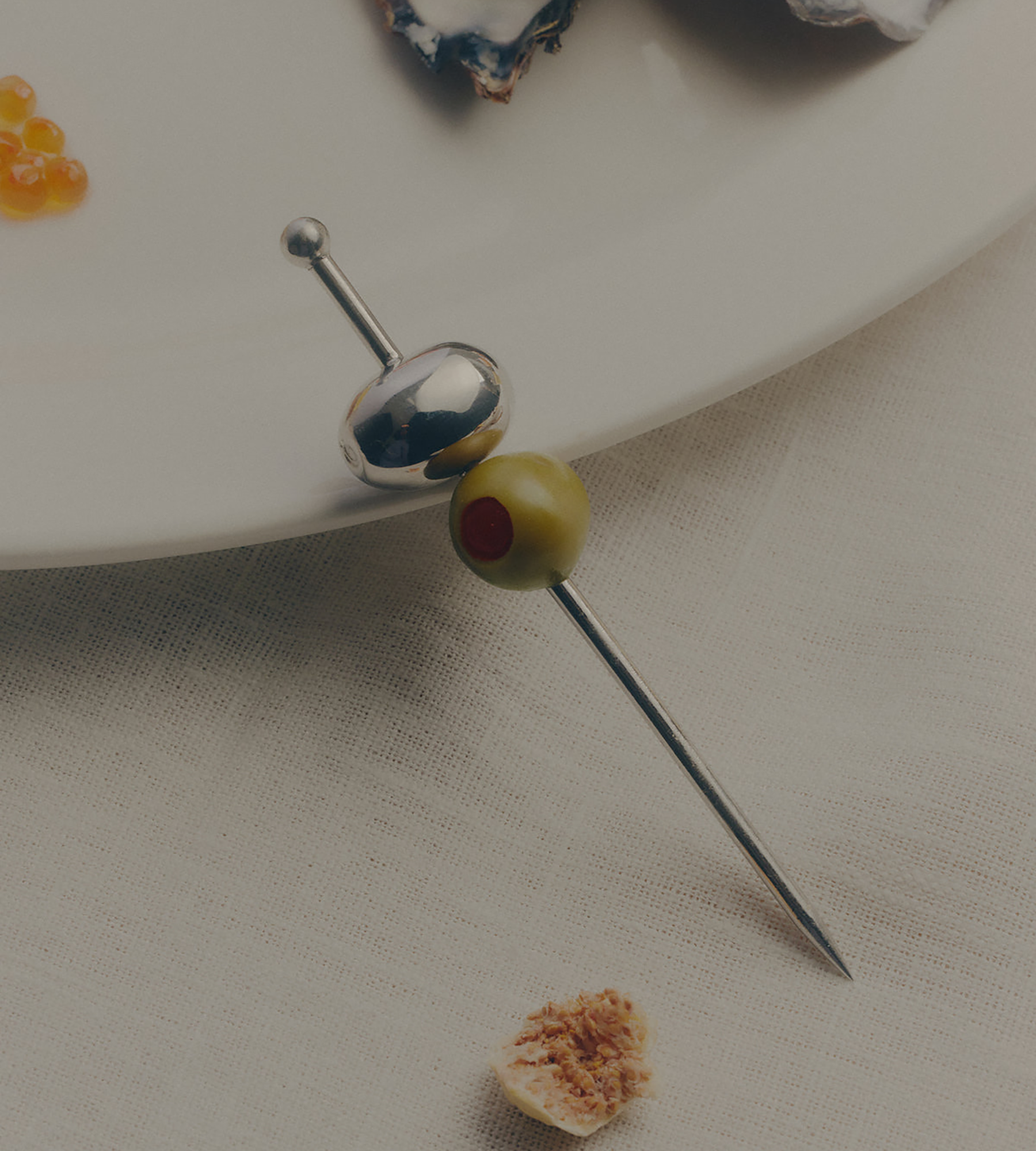Olive Cocktail Picks (set of 4) - Silver