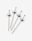 Olive Cocktail Picks (set of 4) - Silver