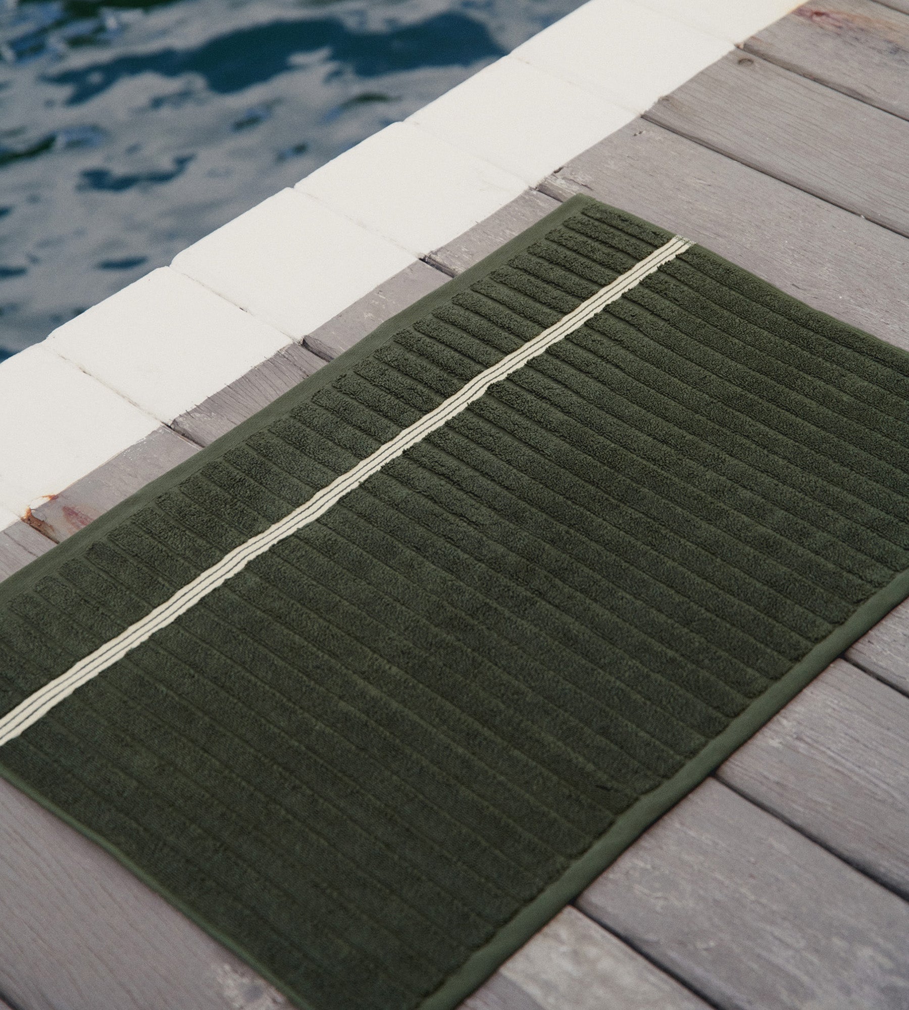 Olympic Bath Mat - Moss