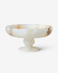 Orb Round Tray - White Onyx