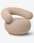 Orbo Lounge Chair - Raw Bouclé Natural