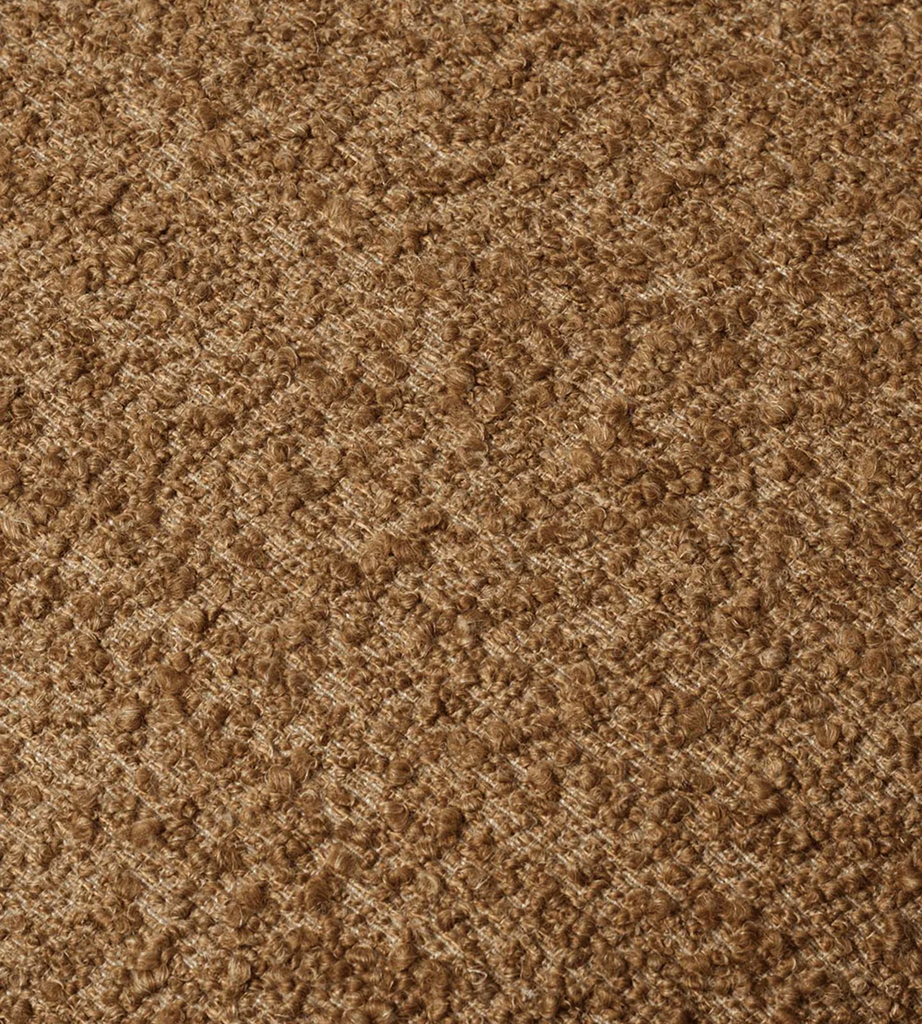 Orbo Lounge Chair - Raw Bouclé Tan