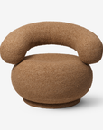 Orbo Lounge Chair - Raw Bouclé Tan
