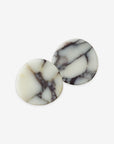 Pebble Marble Coasters (set of 2) - Calacatta Viola