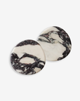 Pebble Marble Coasters (set of 2) - Calacatta Viola