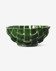 Plait Bowl 24 - Emerald Green