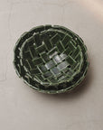 Plait Bowl 24 - Emerald Green